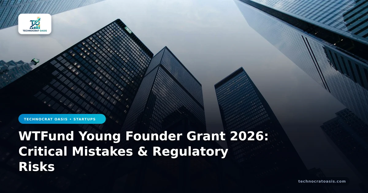 WTFund Young Founder Grant 2026: Critical Mistakes & Regulatory Risks