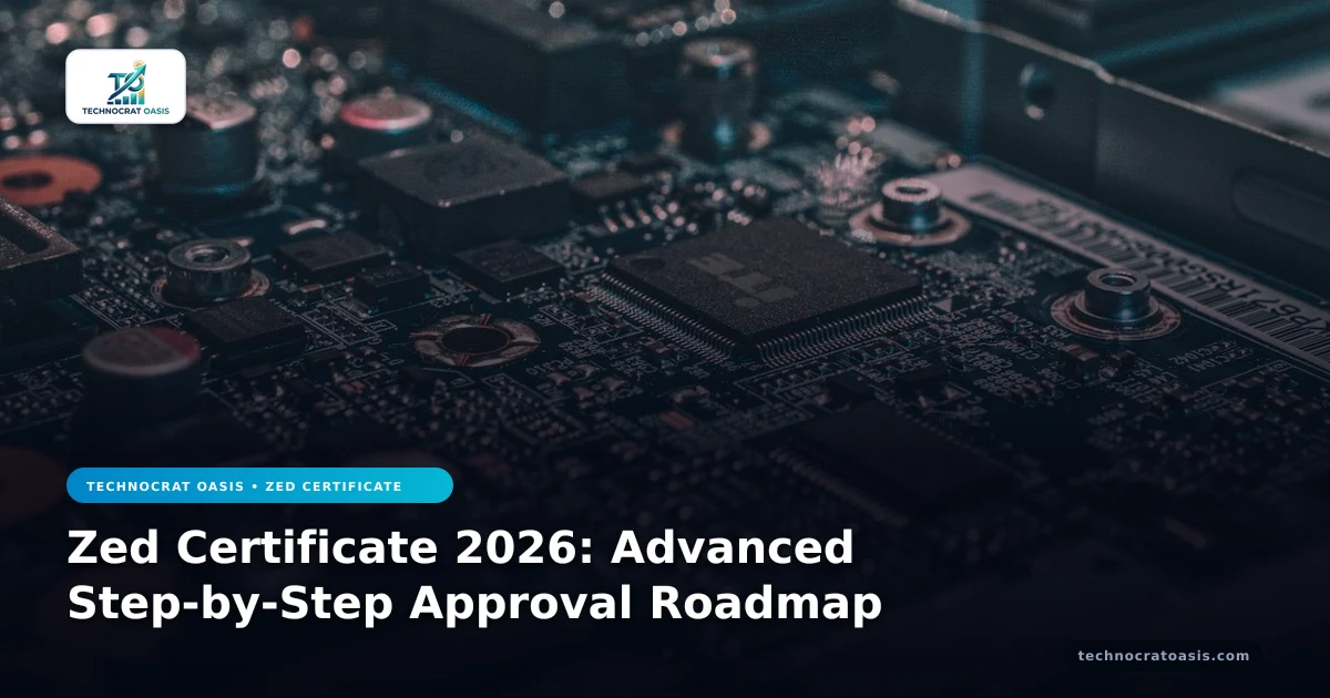Zed Certificate 2026: Advanced Step-by-Step Approval Roadmap