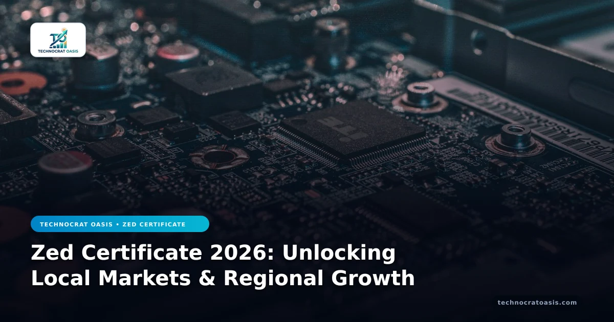 Zed Certificate 2026: Unlocking Local Markets & Regional Growth